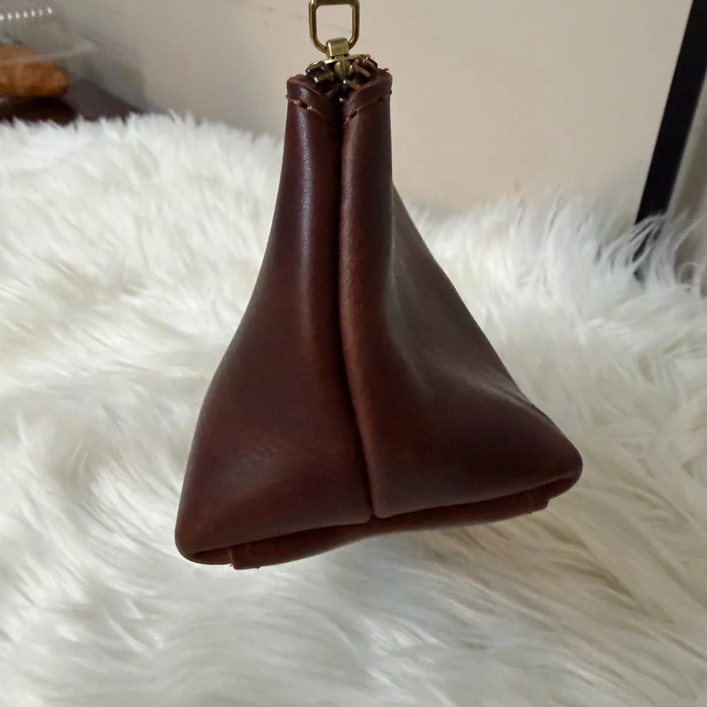 Portland Leather Rich Brown Pouch